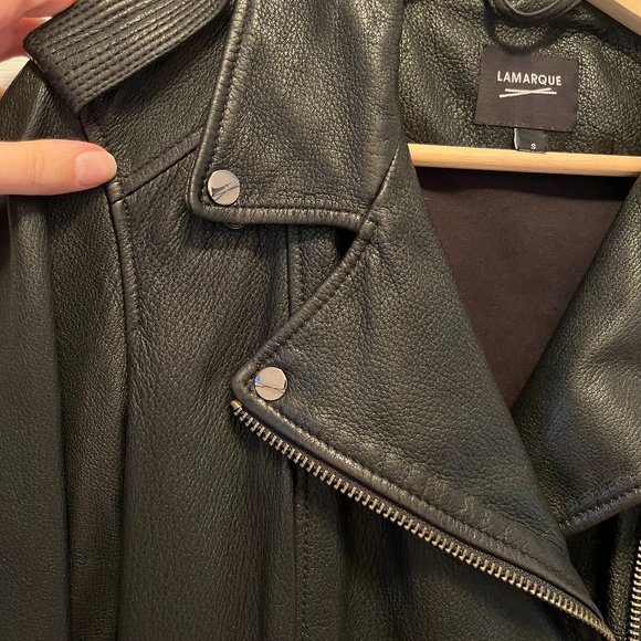 Fiona Biker Jacket Lamarque - Picture 3 of 4